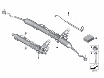 BMW 32-13-1-096-600 Set Mounting Parts
