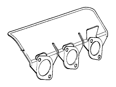 BMW 11-62-1-723-655 Heat Prot.Shield Asbestosfree Gasket