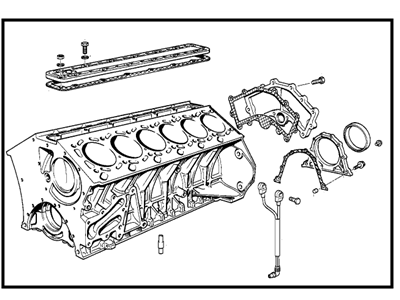 BMW 11-11-9-068-117 Gasket Set Engine Block Asbesto Free