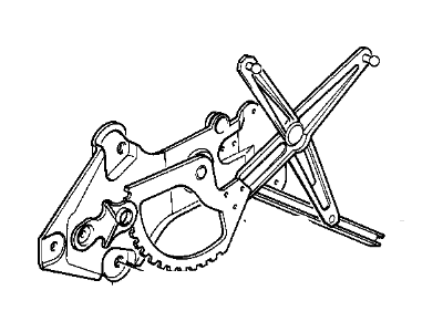 BMW 51-32-1-944-069 Front Left Door Window Regulator