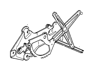 BMW 51-32-1-944-070 Front Right Door Window Regulator