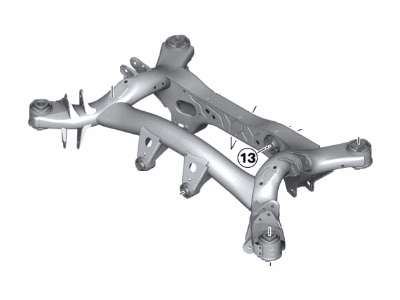 BMW 33-31-6-853-442 Rear Axle Carrier