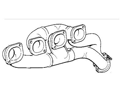 BMW 11-62-1-407-642 Exhaust Manifold