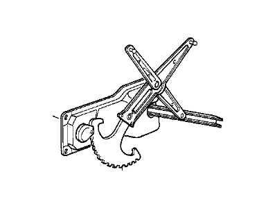 BMW 51-34-1-944-072 Rear Right Window Regulator