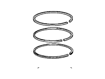 BMW 11-25-1-403-809 Standard Bore Piston Ring Set