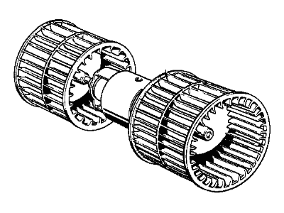 BMW 64-11-1-386-369 Blower Unit