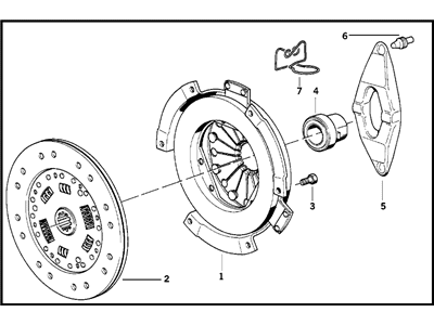 BMW 21-21-2-228-289 Set Clutch Parts