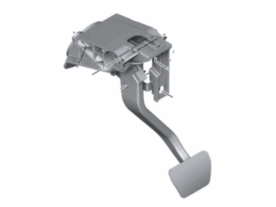 BMW 34-33-6-753-646 Brake Pedal Pin