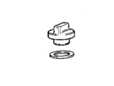 BMW 16-11-1-184-718 Filler Cap Without Lock