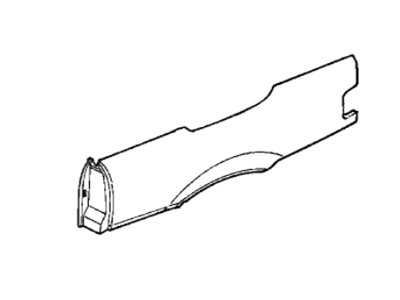 BMW 41-63-8-135-993 Left Rear Side Panel