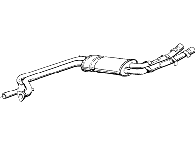 BMW 18-12-1-175-324 Centre Muffler