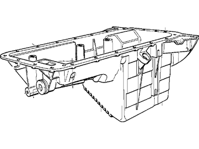 BMW 11-13-1-727-412 Oil Pan