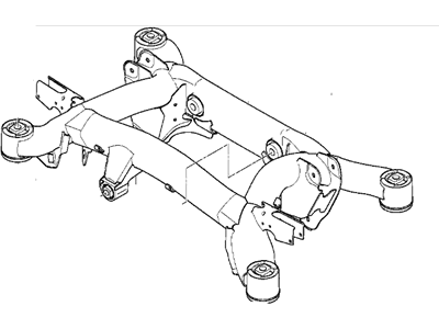 BMW 33-31-1-097-248 Rear Axle Carrier