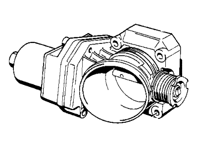 BMW 13-54-1-435-709 Throttle Body