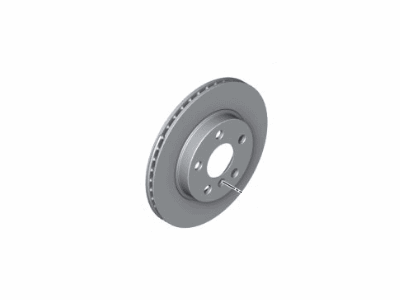 BMW 34-10-6-797-602 Brake Disc, Ventilated, W/Holes, Front