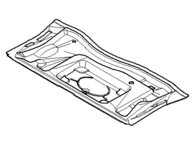 BMW 41-12-7-129-493 Front Trunk Floor