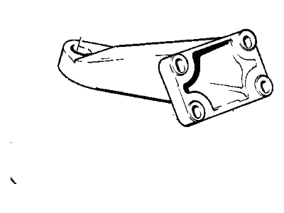 BMW 11-81-1-175-592 Engine Housing Supporting Bracket Right