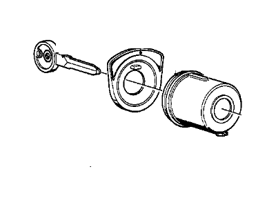 BMW 32-32-1-108-976 Key Lock Cylinder