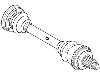 BMW 33-21-2-228-018 Axle Shaft Assembly