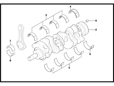 BMW 11-21-0-443-639 Crankshaft
