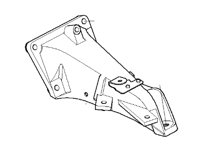 BMW 22-11-2-282-153 Left Engine Support Bracket