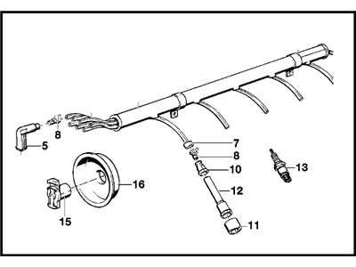 BMW 12-12-1-279-550 Ignition Wiring