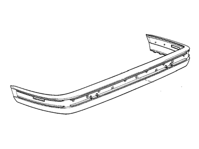BMW 51-12-1-966-785 Bumper Trim Panel, Rear