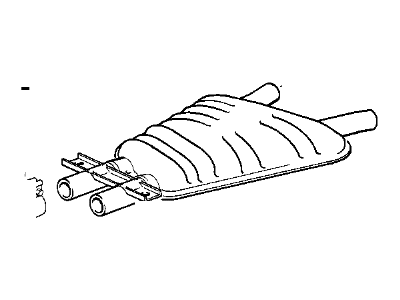 BMW 18-12-1-745-167 Centre Muffler
