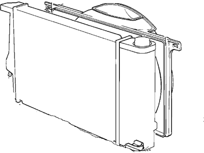 BMW 17-11-1-712-686 Fan Shroud