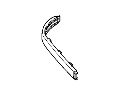 BMW 51-11-1-960-711 Rubber Strip Left