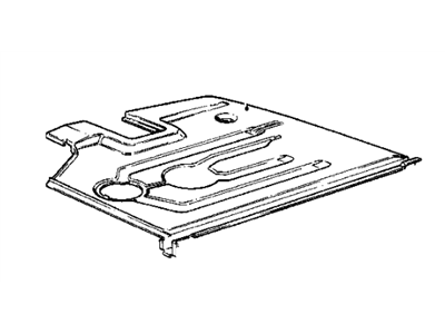 BMW 41-12-1-903-728 Floor Panel Trunk Lateral