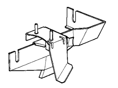 BMW 41-14-8-117-990 Bracket For Oil Carrier/Suction Silencer