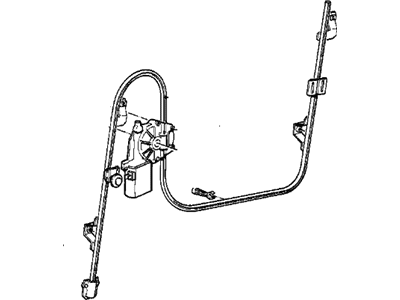 BMW 51-33-1-911-384 Front Right Door Window Regulator