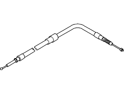 BMW 34-40-6-770-604 Right Hand Brake Bowden Cable