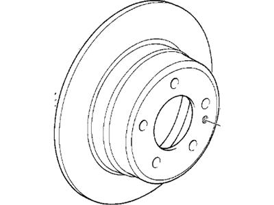 BMW 34-21-1-162-305 Brake Disc