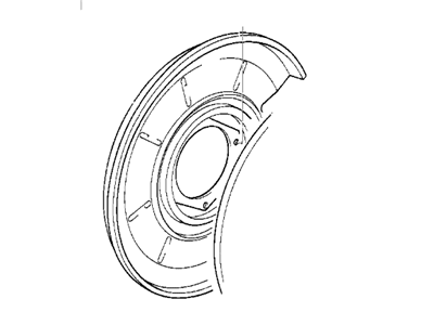 BMW 34-21-1-159-934 Protection Plate Right