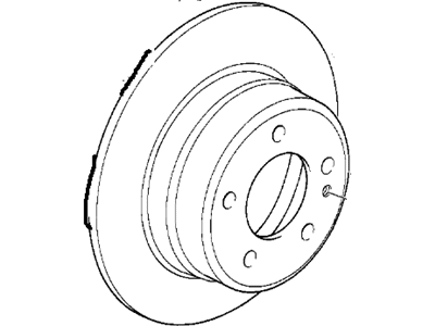 BMW 34-21-6-756-537 Brake Disc