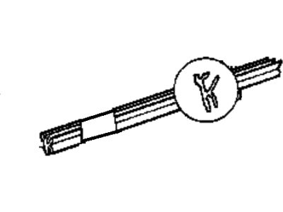 BMW 51-22-8-102-825 Door Weather Strip Inner Left