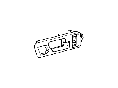 BMW 51-22-8-116-234 Inner Right Door Handle