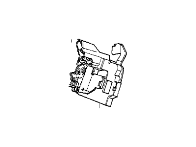 BMW 51-22-1-908-741 Rear Left Door Lock