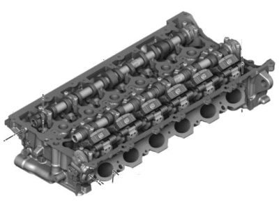 BMW 05-76-2-117-616 CYLINDER HEAD:111010