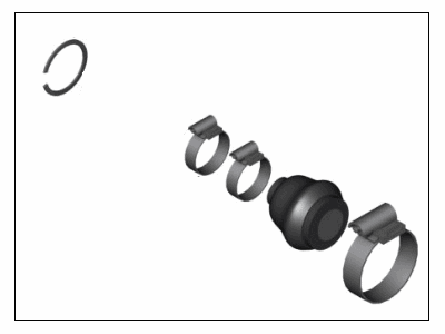 BMW 33-10-7-840-905 Repair Kit Bellows, Exterior