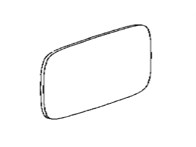 BMW 51-16-8-119-161 Mirror Glass Plane