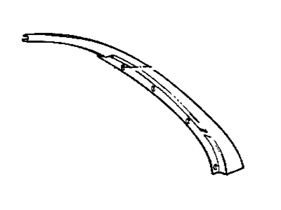 BMW 51-13-1-922-331 Moulding Air Outlet Rear Left