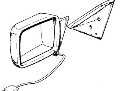 BMW 51-16-8-106-597 Electric.Exterior Heatable Mirror Left