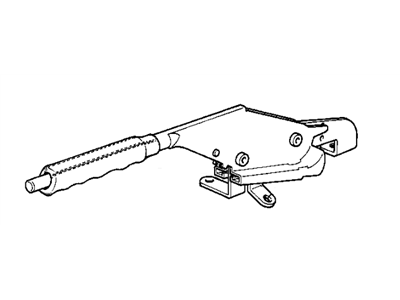 BMW 34-41-1-158-620 Plastic Handbrake Lever