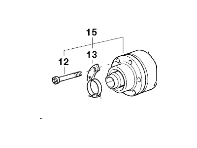 BMW 26-11-1-229-522 Constant-Velocity Joint Wth Knurled Bush