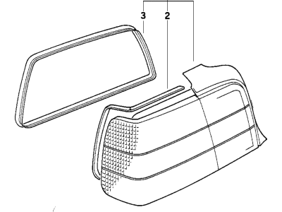 BMW 63-21-1-393-429 Tail Light, Left