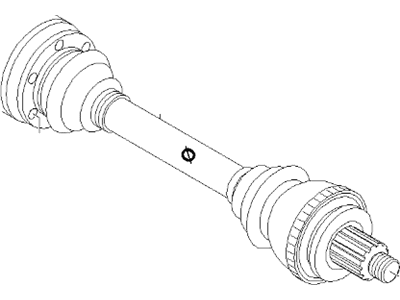 BMW 33-21-1-227-018 Exchange Output Drive Shaft