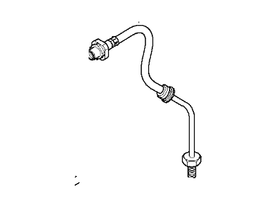 BMW 34-30-7-840-671 Brake Hose, Left